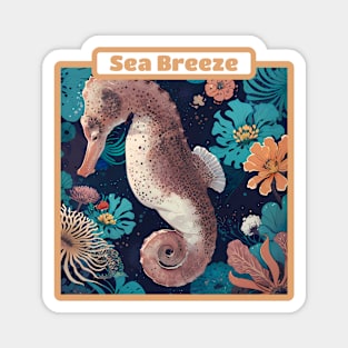 Seahorse Breeze Magnet