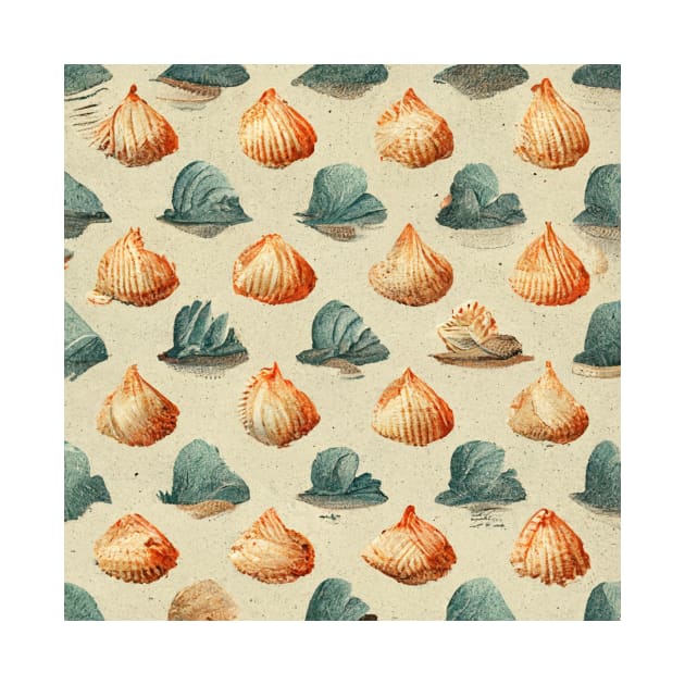 Vintage seashells by hamptonstyle