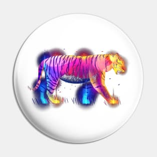 Colorful Tiger Pin