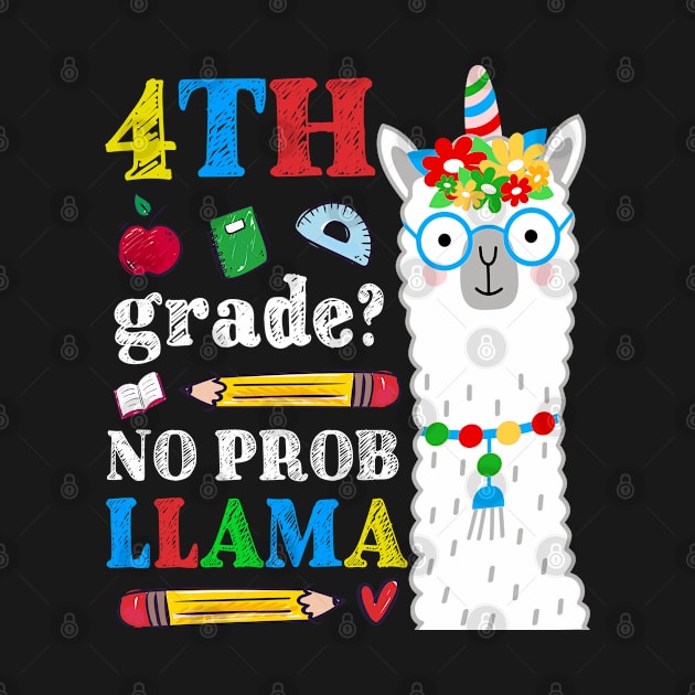 4th Grade No Prob Llama Teacher by AllWellia