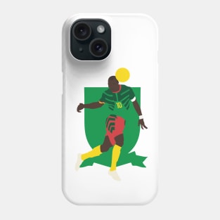 Vincent Aboubakar, Cameroon vs Brazil Collage Phone Case