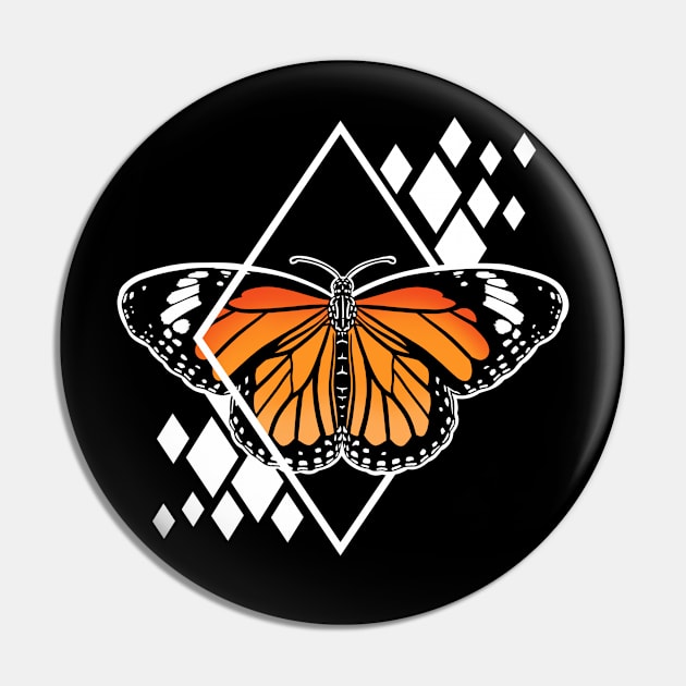 Monarch Butterfly Pin by Twisted Tales Studio