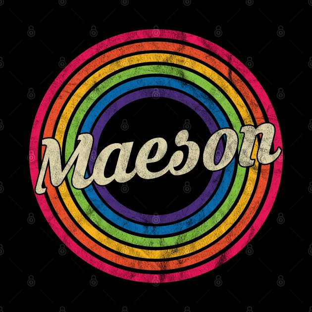 Maeson - Retro Rainbow Faded-Style by MaydenArt