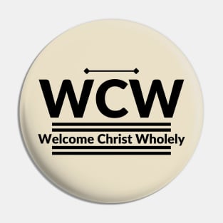 WCW, Christian design, typography, and motivational Pin