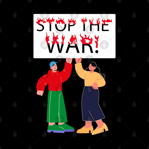 Stop the war! by CatCoconut-Art