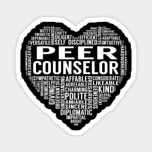 Peer Counselor Heart Magnet