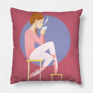 Ballet Tea Break Pillow