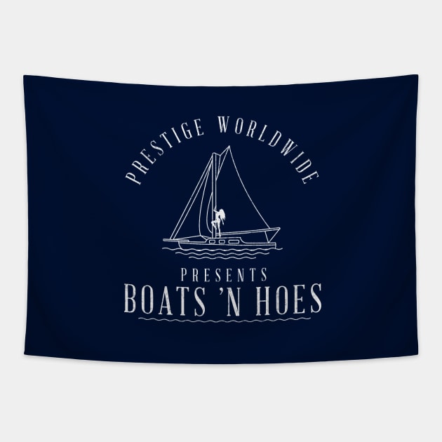 Prestige Worldwide presents Boats 'N Hoes Tapestry by BodinStreet