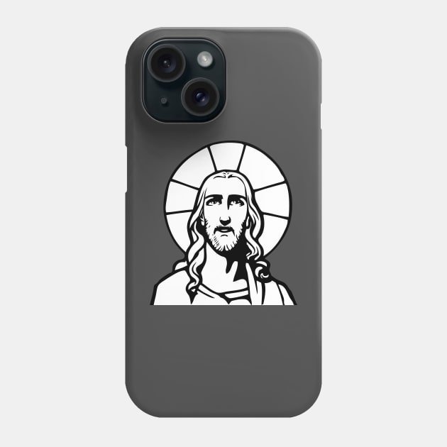 jesus christ Phone Case by Huggy Mauve