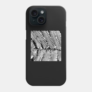 Matteuccia orientalis (black and white) Phone Case