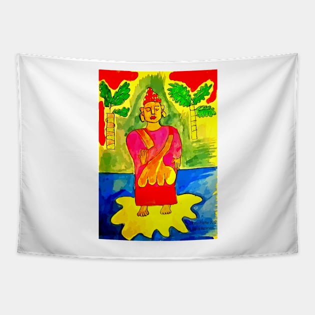 Buddha Tapestry by Kater