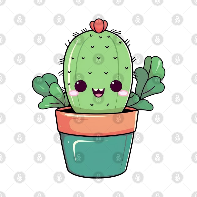 happy kawaii cactus by BenjaminsPlace