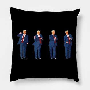 Trump Dancing Funny Donal Trump Pillow