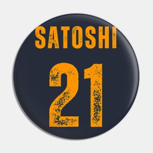 Bitcoin Satoshi Legend 21 Pin