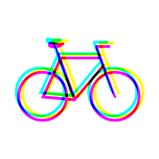 CMYK Bike by AKdesign