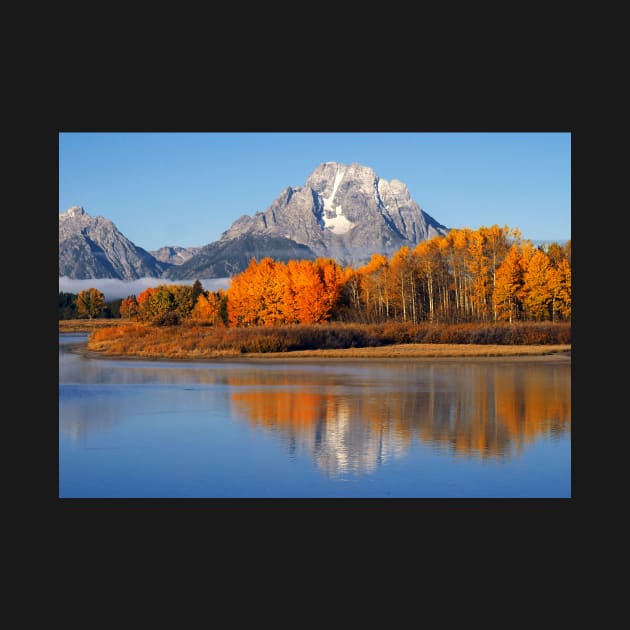 Oxbow Bend in Fall Glory by algill