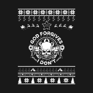 Merry Christmas God Forgives T-Shirt