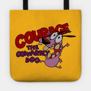 cowardly courage retro Tote