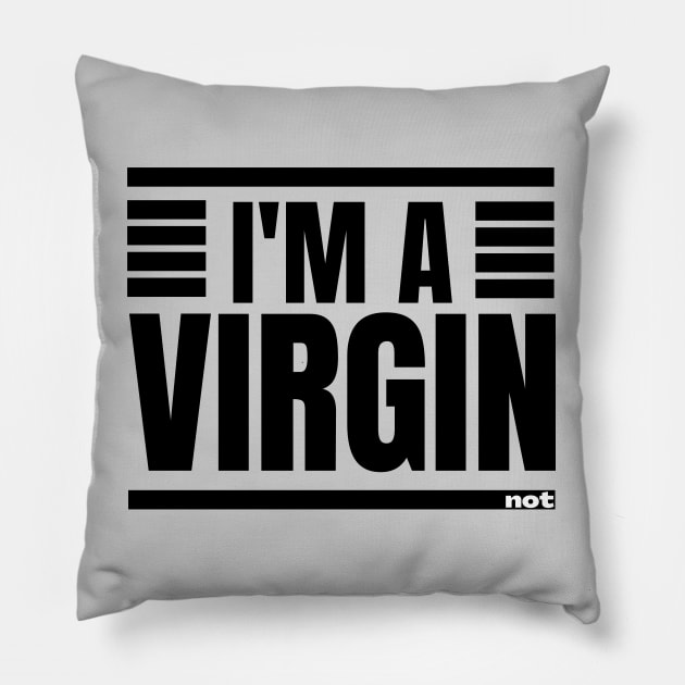 Funny White Lies Party Pillow by FullOnNostalgia