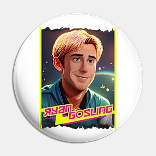 movie 2023 Ryan Gosling graphic illustration design by ironpalette Pin