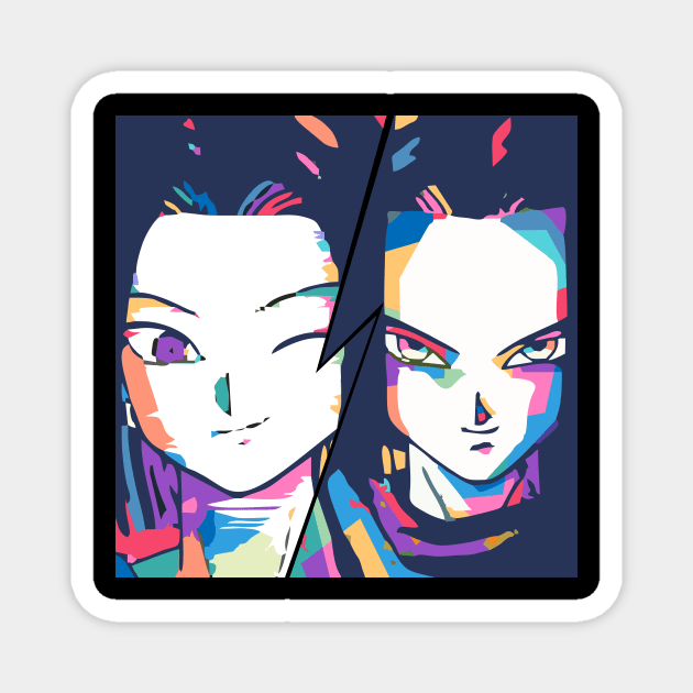 Android17 Magnet by BarnawiMT