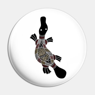 Aboriginal Art - Platypus Pin