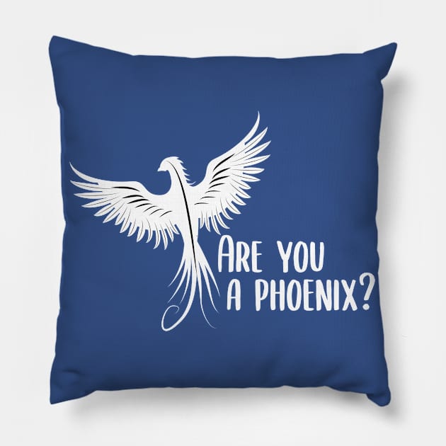 Are you a Phoenix? Pillow by BlueZenStudio