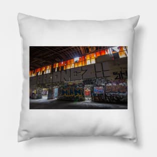 Abandoned Bradmill Factory, Yarraville, Victoria, Australia. Pillow