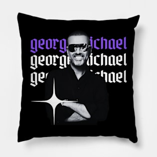 George michael x 80s retro Pillow