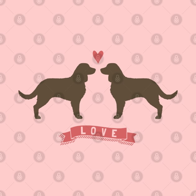 American Water Spaniels in Love by Coffee Squirrel