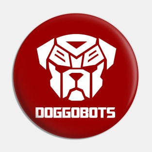 Doggobots - Dog Autobots White - Transformers Pin