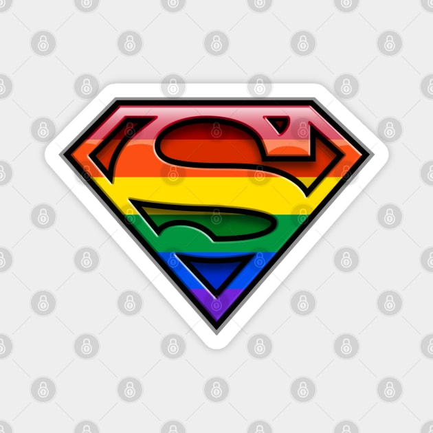 LGBTQ IS SUPER! Magnet by LILNAYSHUNZ