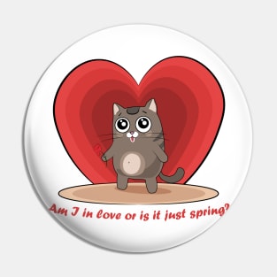 Love From Cute Cat Pin