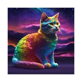 Glitter Cat T-Shirt