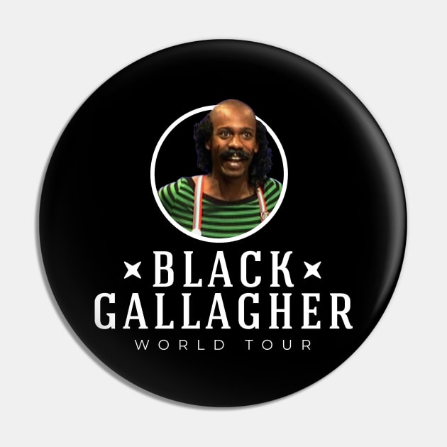 Black Gallagher World Tour - Chappelle Pin by BodinStreet