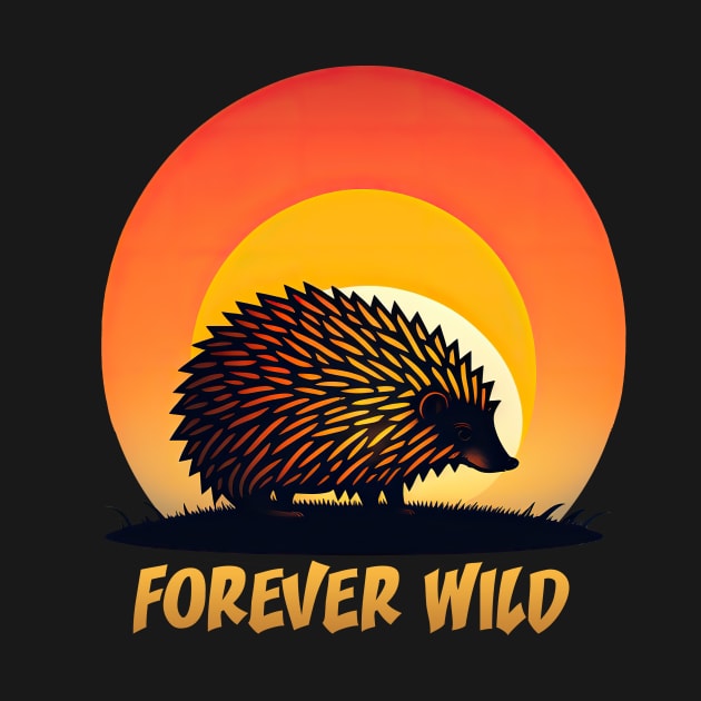 Wild Life - Porcupine - Forever Wild by i2studio