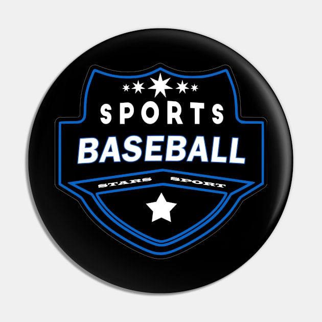 Sports Baseball Pin by Creative Has