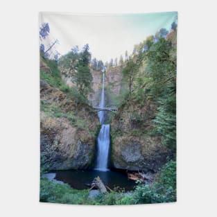 Waterfall and a Bridge Tapestry