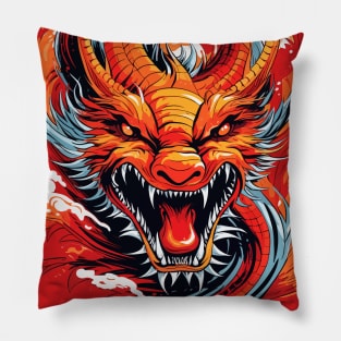 Fire dragon Pillow