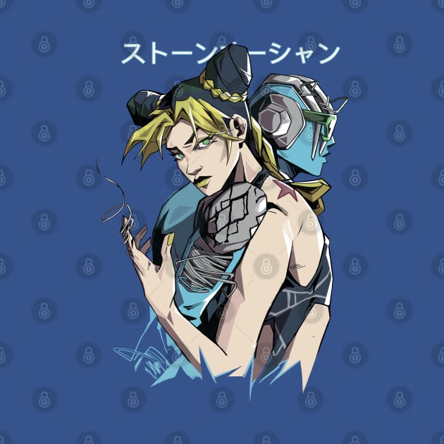 Jolyne & Stone Free by darwh