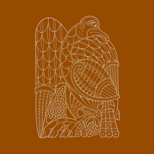 Celtic Bird: Book of Kells Style by Dysis23A