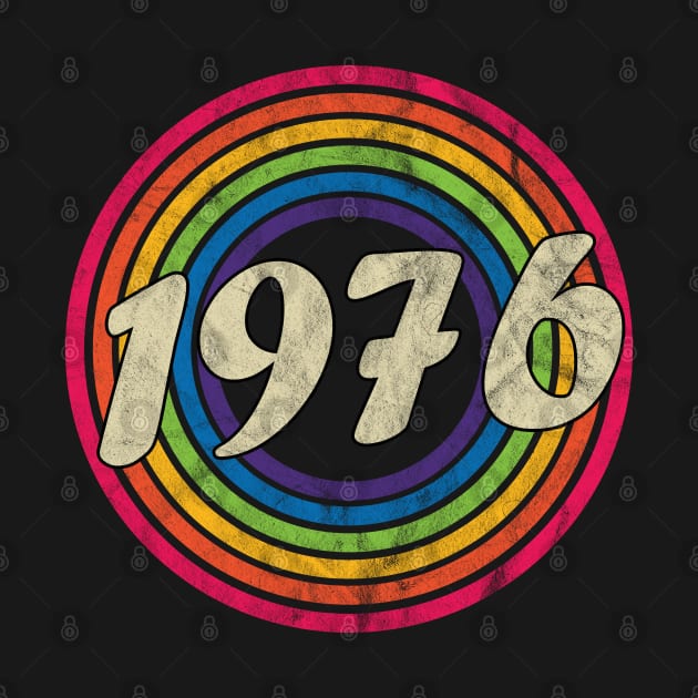 1976 - Retro Rainbow Faded-Style by MaydenArt