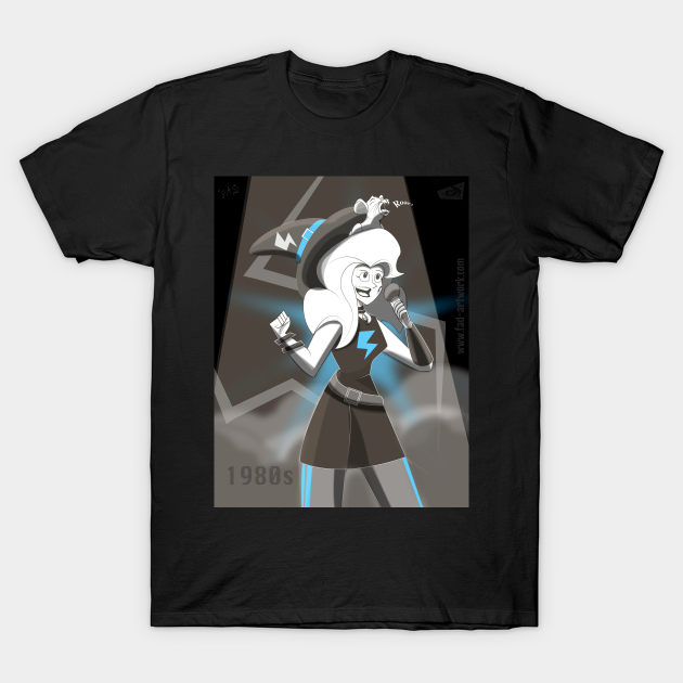 Discover 1980s Witch Rock Singer - Fadartwork - T-Shirt