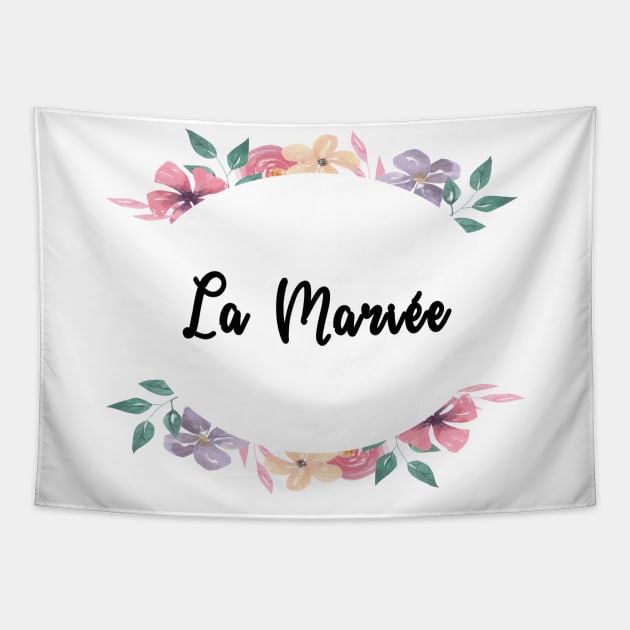 La Mariée floral Tapestry by ChezALi