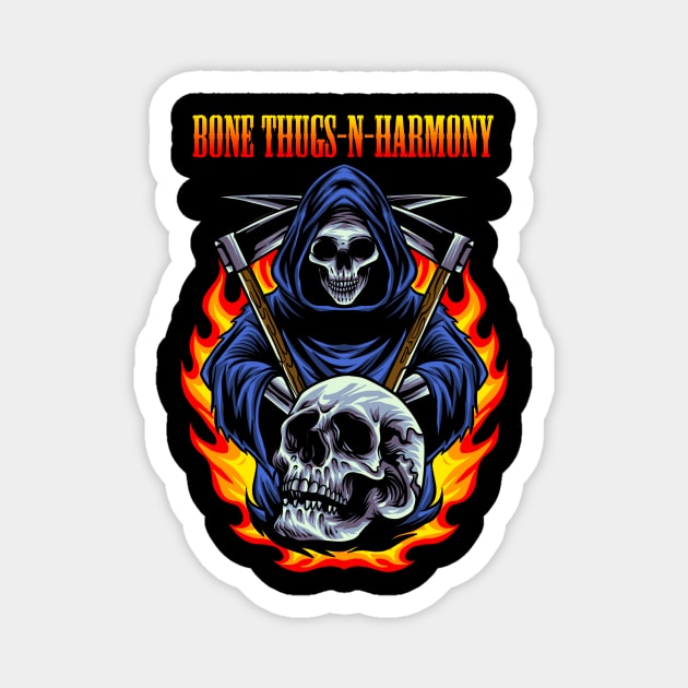 BONE THUGS N HARMONY BAND Magnet by MrtimDraws