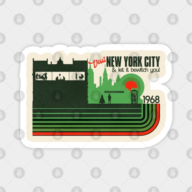 Let New York City Bewitch You / Rosemary's Baby Magnet by darklordpug