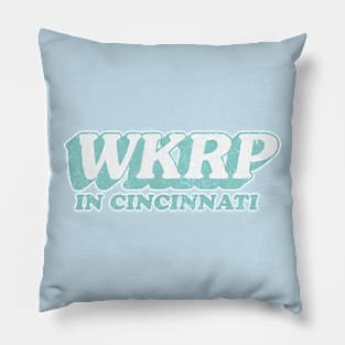 WKRP in Cincinnati - vintage logo Pillow