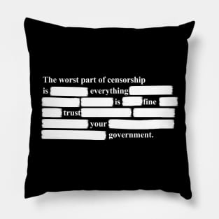 Trust Your Government Pillow