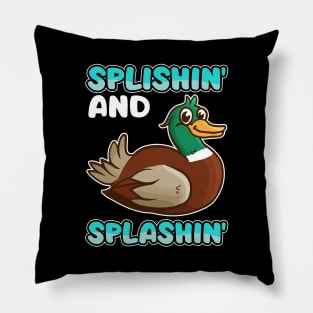 Splishin' and Splashin' Bath Cute Baby Duck Pillow