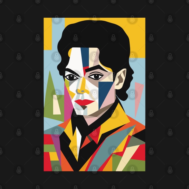 Portrait of King of Pop by Ikibrai